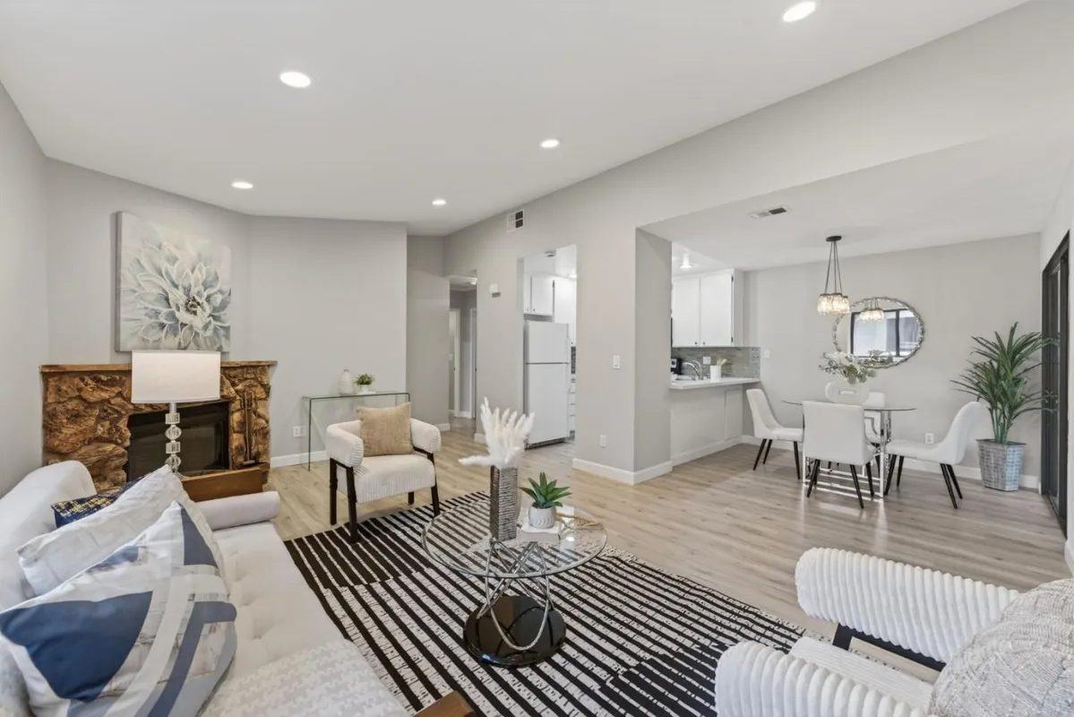 Living and dining space